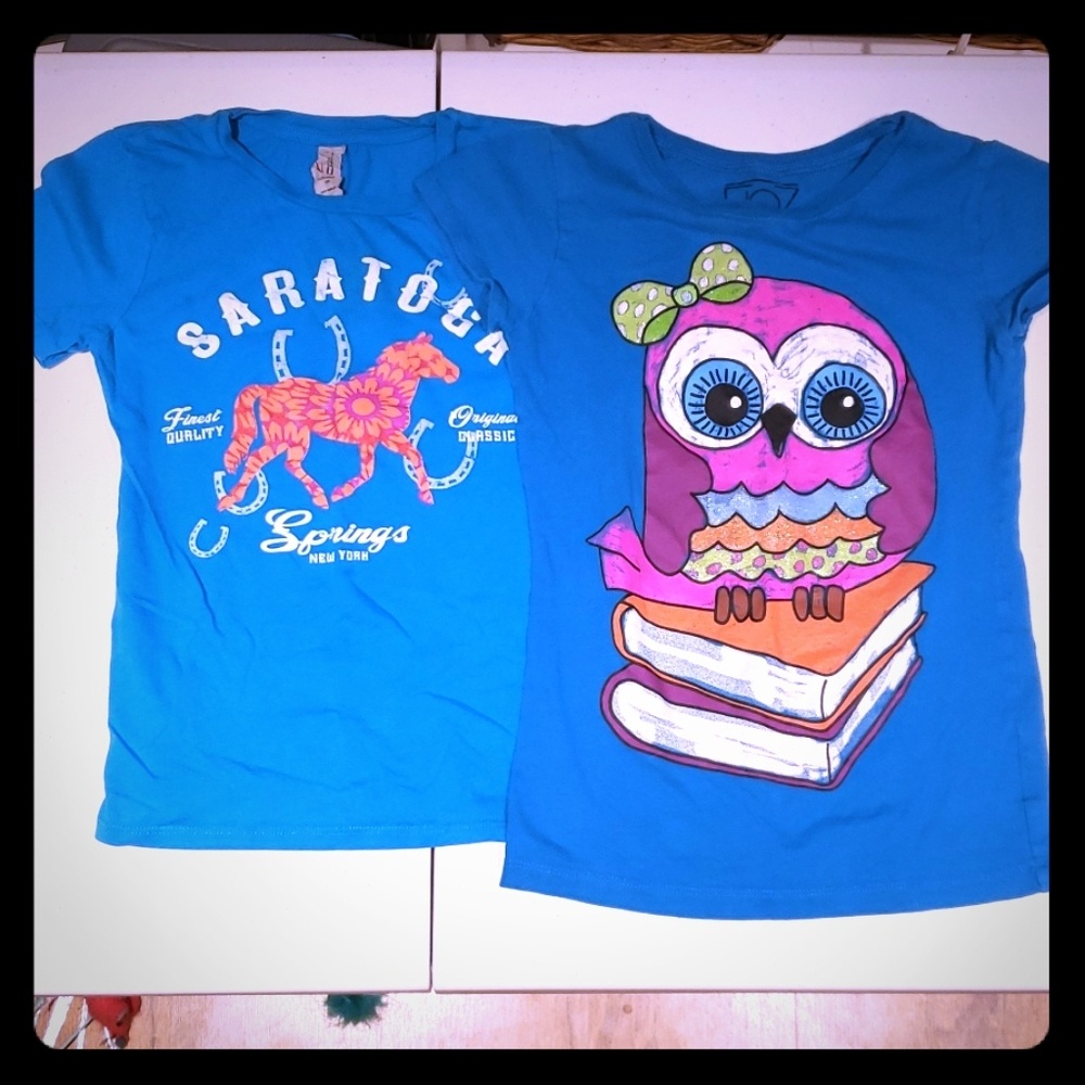 Two Girls Play T-Shirt Bundle! (Girls L/M)